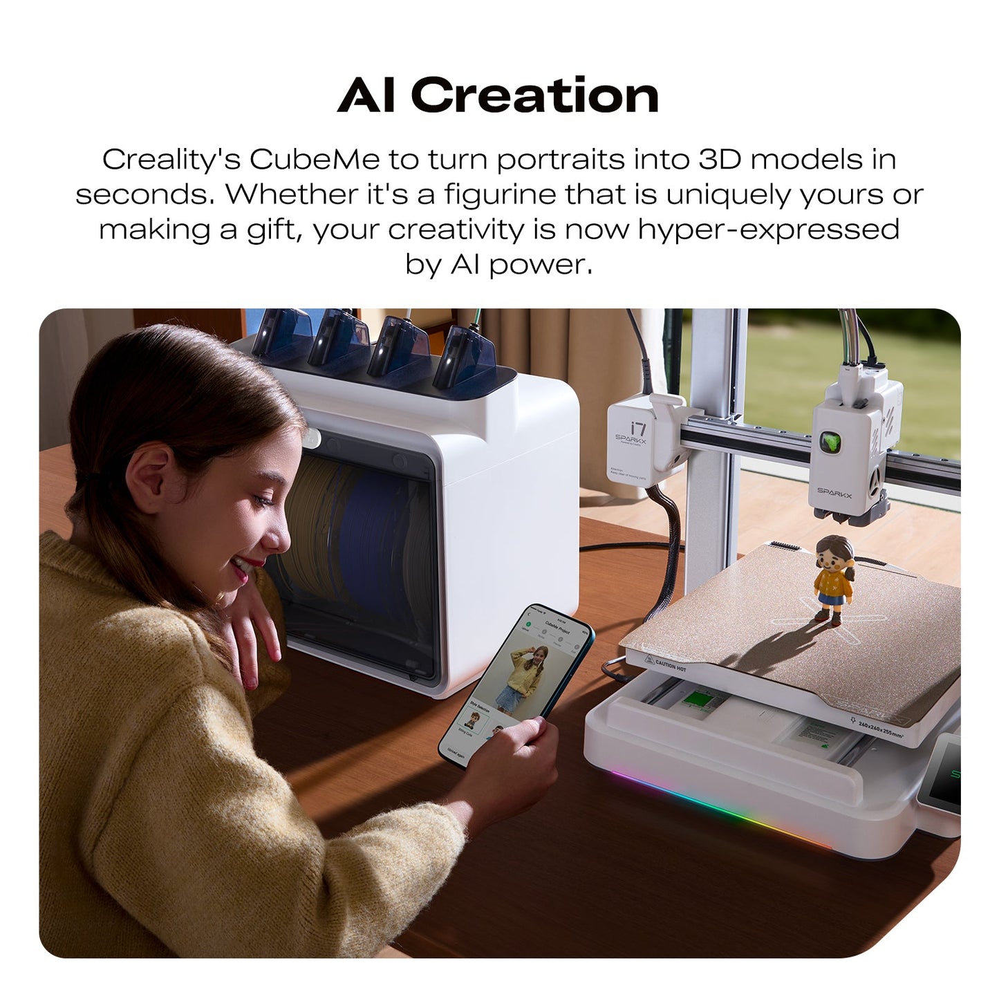 Creality SPARKX i7 Color Combo 3D Printer