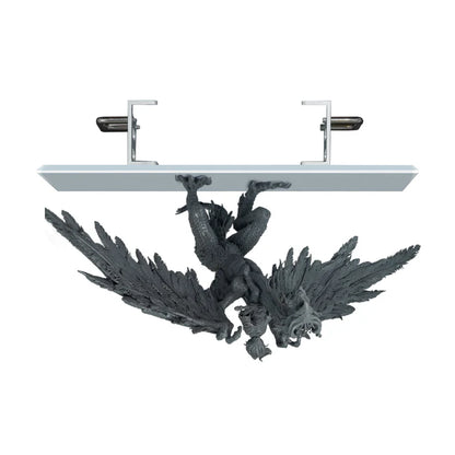 Apex X1 Build Plate with a 3D sample print of a miniature with wings