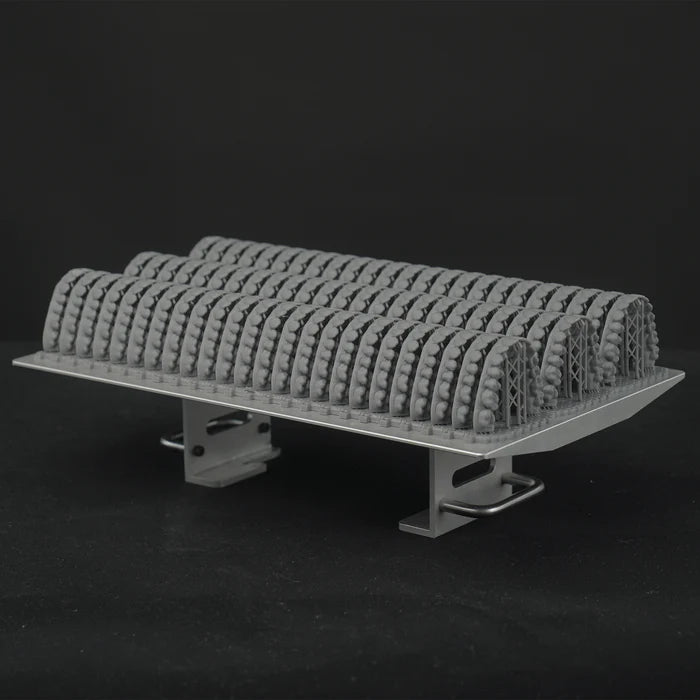 Apex X1 Build Plate Sample Print of Dental Prototypes or Dentures