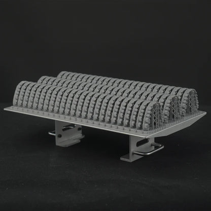 Apex X1 Build Plate Sample Print of Dental Prototypes or Dentures