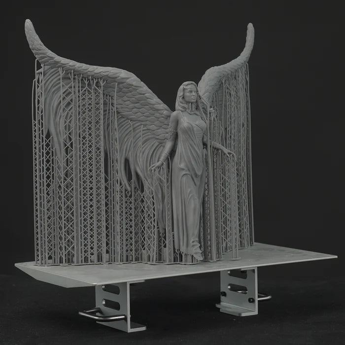 Apex X1 Build Plate Sample Print of a woman with wings