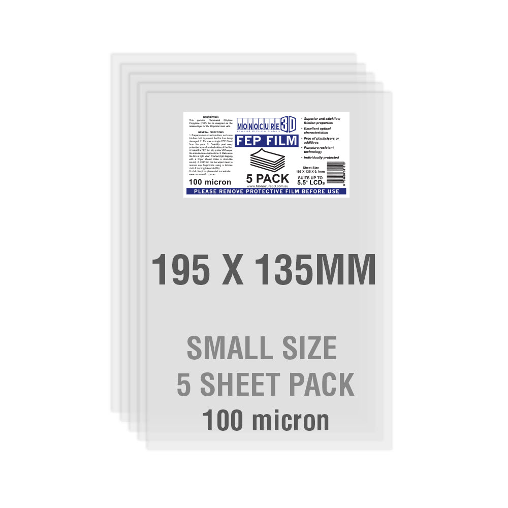 Small FEP Film 5-Pack