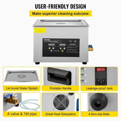 Vevor 15L Ultrasonic Cleaner