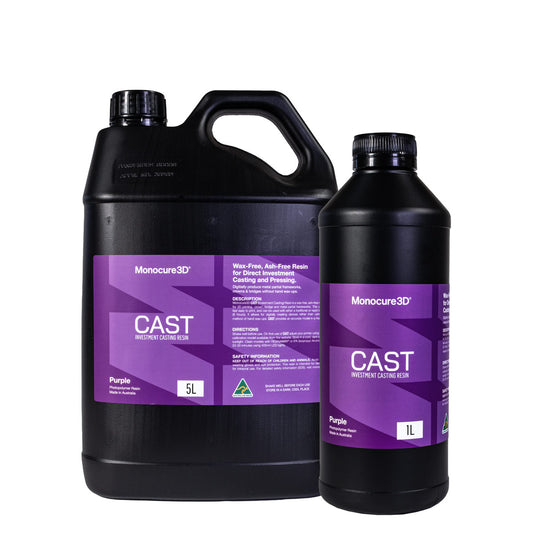 Cast Investment Casting Resin 1kg and 5kg by Monocure3D – premium casting resin for investment casting projects