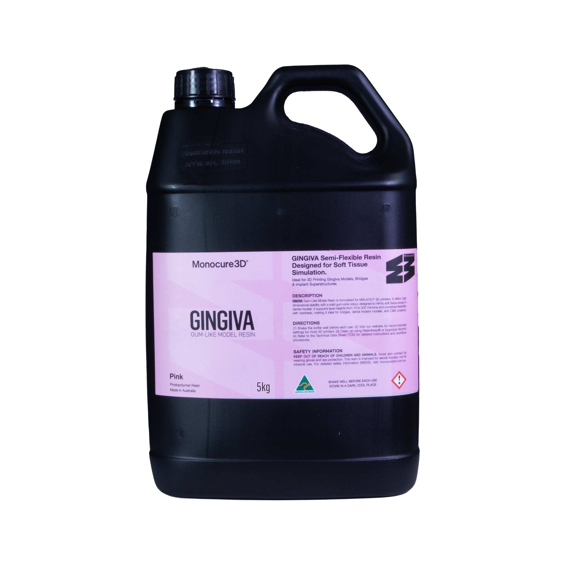 Gingiva Gum-like Model Resin 5kg by Monocure3D – large volume model resin for dental soft tissue simulation