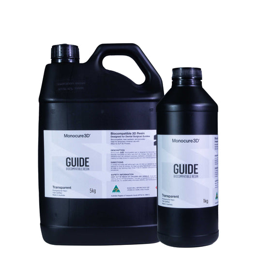 Monocure3D Guide Biocompatible Dental Resin